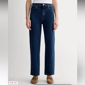 Everlane The Way High Jean in Vintage Indigo size 30 crop (25.5 inseam)